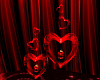 Deco Red Heart Candles