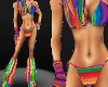 *Sexy Rainbow Bikini Ani