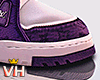 LV x Purple Shoes