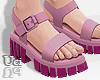 Kids Plum Sandals