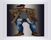 Winter outfit brown