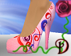 [D] ColorCurl Pink Heels