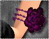 purple flower hand