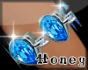 xHLx Blue Heart Bracelet