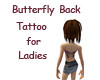 lady butterfly tattoo