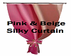Pink & Beige Curtain