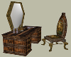 old wood vanity dresser