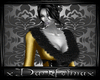 darksnow gold dress