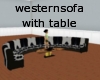 westernsofa with table