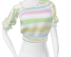 Pastel  Striped Top