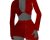 VF red denim set