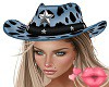 Blue Cowgirl Hat