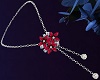 Red Flowers Necklaces