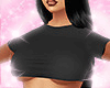 ♡ Gray Cropped Tee
