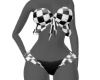 Black Checkered Bikini