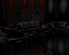 Gothic sofa set w/6 pose