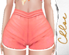 Coral Sporty Shorts