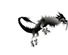 dragon black white