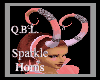Pink Sparkle Horns
