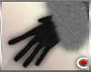 *SC-Fur Gloves Grey&Blk