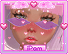 p. selena purple glasses