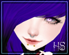 HS|Purple Black Hair Acc