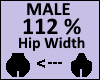 Hip Scaler 112% Male