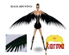 black arm wings