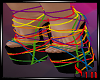 Neon String Heels
