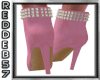 Pink Diamond Ankle Boots