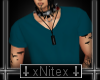 xNx:Asphyx Teal Tee