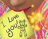 Cute (I love you note)