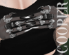 !A serky black nails