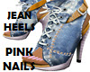  Jean Pumps w Pink NaiLs