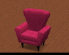 Hot Pink Leather Chair