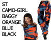 ST CamoGIRL BAGGY ORANGE