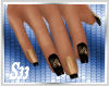 S33 Dainty Tan Nails