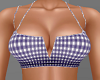 H/Plaid Top Blue (M)