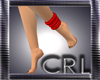 [CRL]Foot Bangles Red