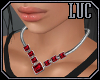 [luc] necklace s ruby
