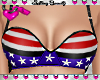 USA Flag  Bikini Top