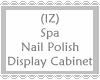 Spa Nail Polish Cabinet