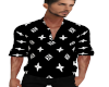 Black Pattern Shirt