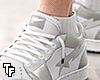 r. NY Silver Shoes