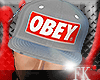 .:H:. Obey Hat Grey
