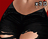 RUBI BLACK RIPPED PANTS