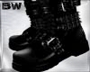 Black Chain Boots W