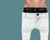 White Slim Shorts