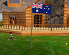 {K} Australian Flag Pole