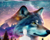 wolf nature background